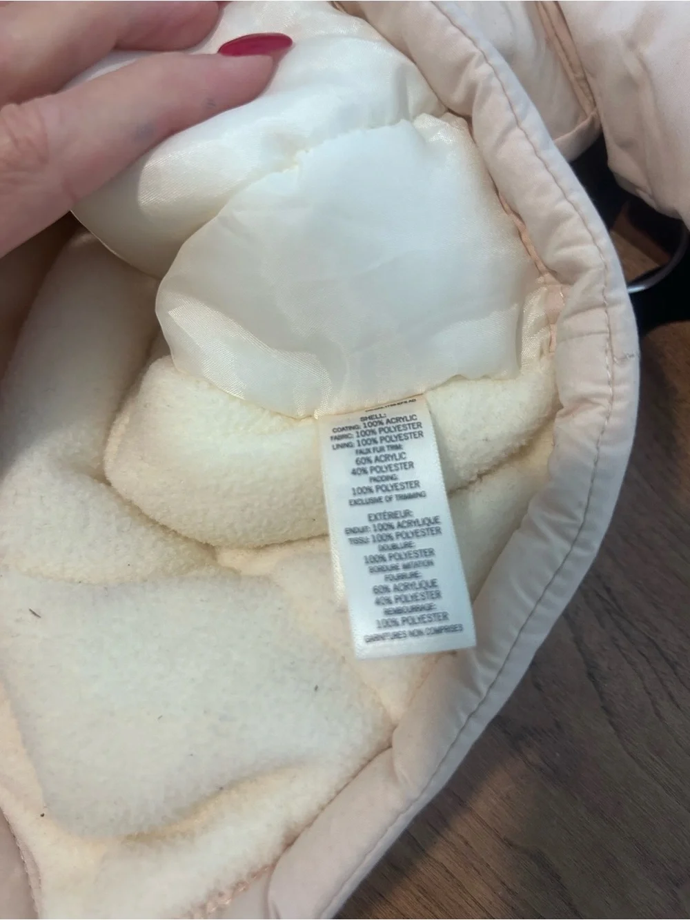 OshKosh B'gosh Light Pink Hooded Puffer Jacket with Fur Trim
